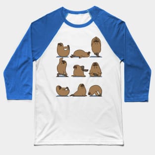 Walrus Yoga Baseball T-Shirt